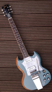Gibson SG mit Lollar P90, Majestro, Nullbund